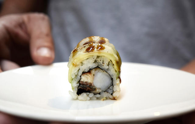 Dettaglio sushi roll